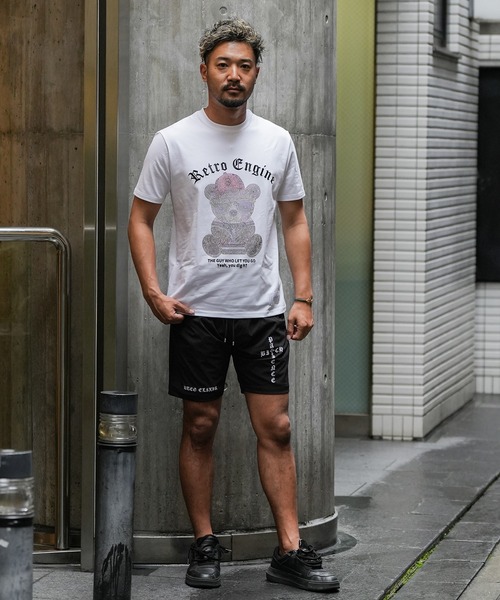 adamsJUGGLER(アダムスジャグラー)の「スパークリングベアーティー(Tシャツ/カットソー・メンズ・ホワイト/ブラック・S/M/L/XL/XXL)」の8枚目の写真