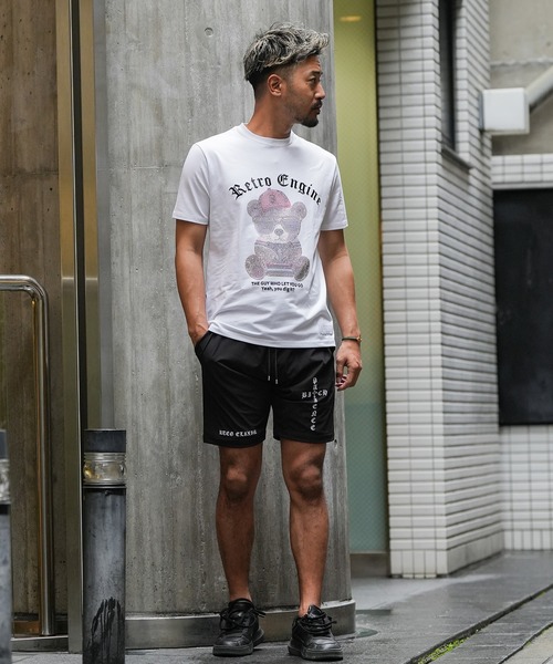 adamsJUGGLER(アダムスジャグラー)の「スパークリングベアーティー(Tシャツ/カットソー・メンズ・ホワイト/ブラック・S/M/L/XL/XXL)」の10枚目の写真