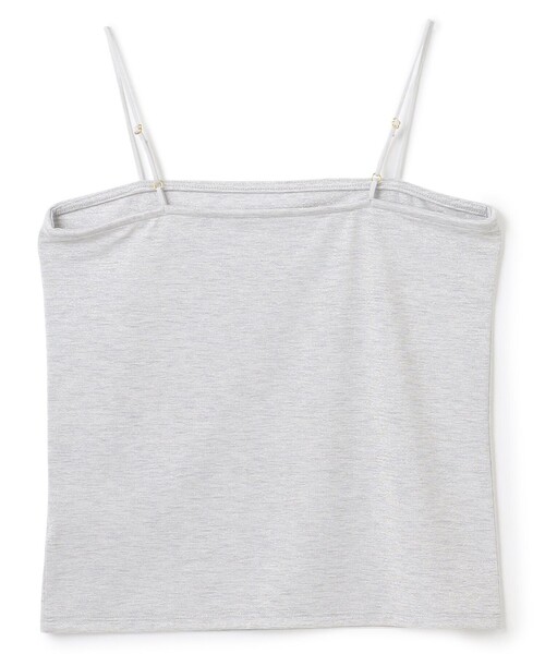 UNFILO(アンフィーロ)の「ラメストレッチ キャミソール(キャミソール・レディース・シルバー系/ブラック系・SMALL/MEDIUM)」の5枚目の写真