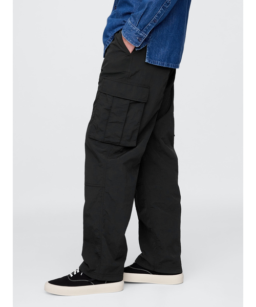Gap 00s コットンナイロン　カーゴパンツ　ギミックパンツ　W33 L30 00s UTILITY ナイロン ギミック カーゴ パンツ W30×L30 - メルカリ