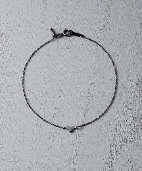 and cloud(アンドクラウド)の「Minimum Heart Bracelet(ブレスレット・レディース・シルバー/ブラック・FREE)」の2枚目の写真