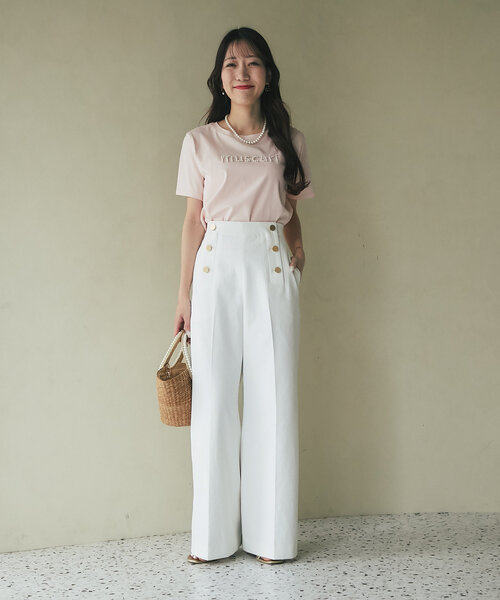 La boutique BonBon｜【新色追加】ワイドデニム | Rakuten