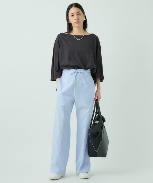 Chaos（カオス）の「Chaos(カオス)/パジャマパンツ　◆セットアップ可◆（その他パンツ・レディース・ベージュ/サックスブルー・FREE）」の10枚目の写真