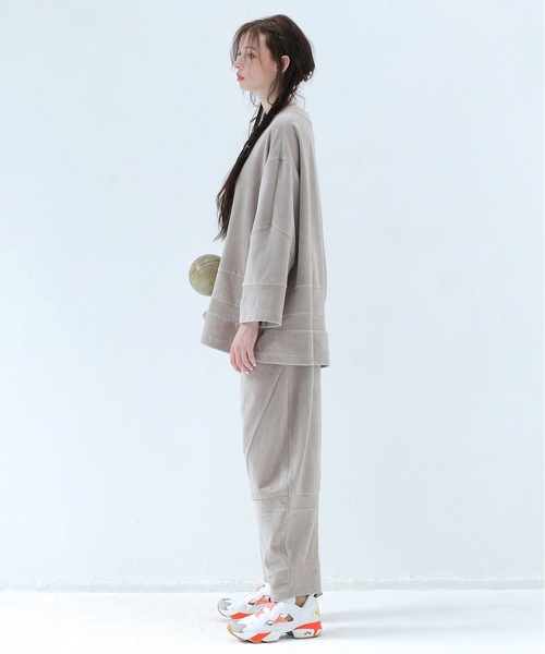 BEDSIDEDRAMA(ベットサイドドラマ)の「Pattern Switch Pullover(その他トップス・レディース・グレイッシュベージュ/チャコール/ピンク・1)」の13枚目の写真