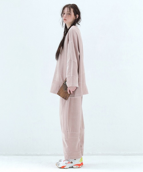BEDSIDEDRAMA(ベットサイドドラマ)の「Pattern Switch Pullover(その他トップス・レディース・グレイッシュベージュ/チャコール/ピンク・1)」の20枚目の写真