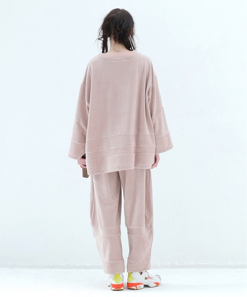 BEDSIDEDRAMA(ベットサイドドラマ)の「Pattern Switch Pullover(その他トップス・レディース・グレイッシュベージュ/チャコール/ピンク・1)」の21枚目の写真