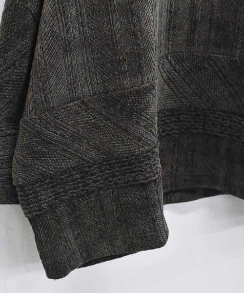 BEDSIDEDRAMA(ベットサイドドラマ)の「Pattern Switch Pullover(その他トップス・レディース・グレイッシュベージュ/チャコール/ピンク・1)」の4枚目の写真