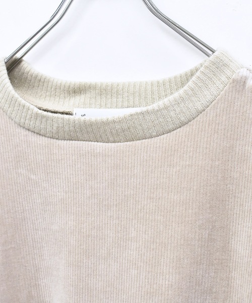 BEDSIDEDRAMA(ベットサイドドラマ)の「Pattern Switch Pullover(その他トップス・レディース・グレイッシュベージュ/チャコール/ピンク・1)」の5枚目の写真