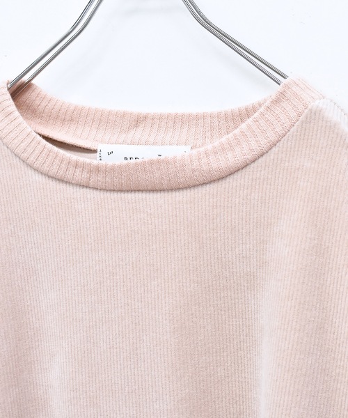 BEDSIDEDRAMA(ベットサイドドラマ)の「Pattern Switch Pullover(その他トップス・レディース・グレイッシュベージュ/チャコール/ピンク・1)」の7枚目の写真