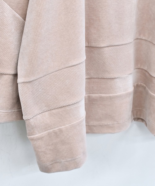 BEDSIDEDRAMA(ベットサイドドラマ)の「Pattern Switch Pullover(その他トップス・レディース・グレイッシュベージュ/チャコール/ピンク・1)」の8枚目の写真