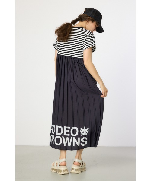 RODEO CROWNS WIDE BOWL(ロデオクラウンズワイドボウル)の「バックプリーツマキシワンピース(ワンピース・レディース・ブラック/カーキ/ブラック系その他・FREE)」の7枚目の写真