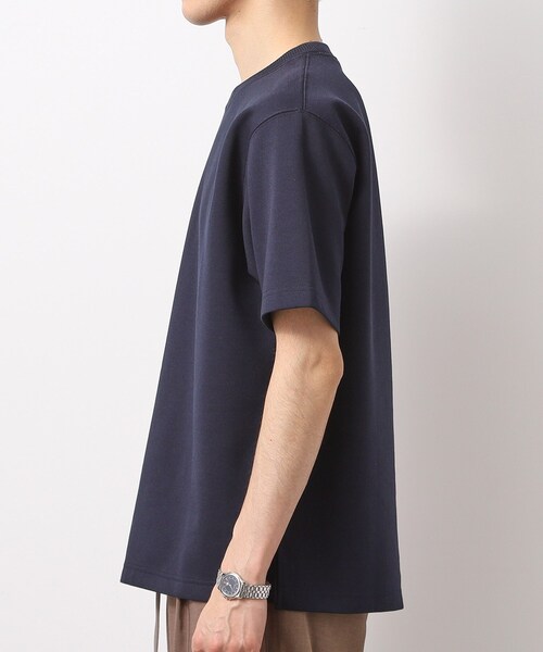 THE SHOP TK （ザ ショップ ティーケー ）の「ダブルフェイス半袖Tシャツ　洗濯機OK（Tシャツ/カットソー・メンズ・ライトグレー/ネイビー/ブラウン系その他・02/03/04）」の17枚目の写真