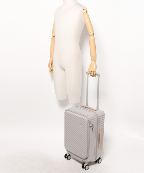 SAC'S BARJean(サックスバージーン)の「【HaNT/ハント】 ココント キャリーケース トランクタイプ 36L(44L)(スーツケース/キャリーバッグ・レディース・ピンク系その他/イエロー系その他/オリーブ/ブラック/ネイビー/パープル系その他・FREE)」の12枚目の写真