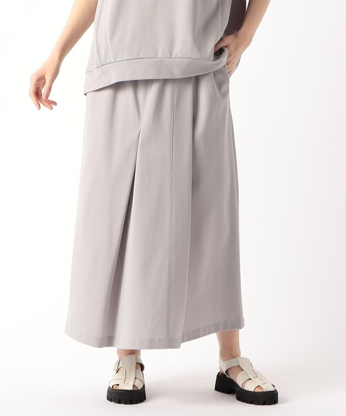 Gabardine K.T（ギャバジンケーティー）の「【セットアップ対応】綿混モクロディデザインタイトスカート（スカート・レディース・ネイビー/ライトグレー・9号）」の13枚目の写真