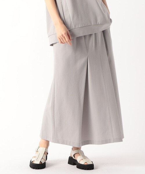 Gabardine K.T（ギャバジンケーティー）の「【セットアップ対応】綿混モクロディデザインタイトスカート（スカート・レディース・ネイビー/ライトグレー・9号）」の14枚目の写真