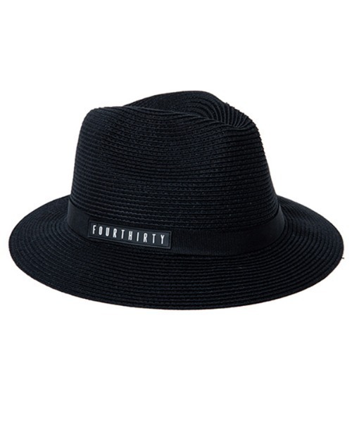 430（フォーサーティ）の「mko12825- HW BIG HAT 中折れハット（ハット・メンズ・ブラック/ライトベージュ/ベージュ/ネイビー/ベージュ系その他・FREE）」の9枚目の写真