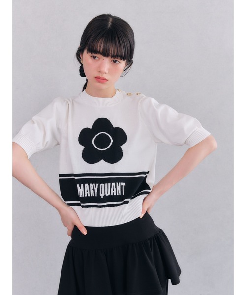 LILY BROWN×MARY QUANT】ジャガードニットトップス（ニット