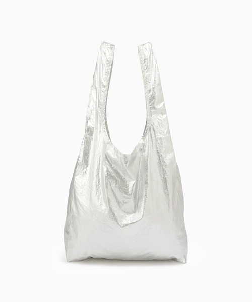 LAZY SUSAN（レイジースーザン）の「エコバッグ　グリッタースターＬＳ大（エコバッグ/サブバッグ・レディース・シルバー/ゴールド・FREE）」の2枚目の写真