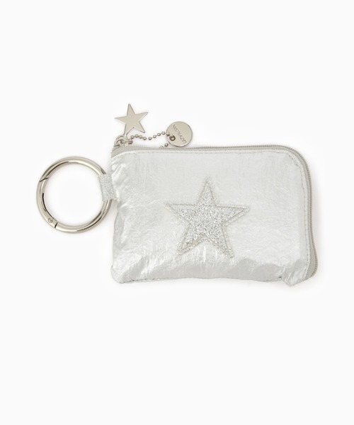 LAZY SUSAN（レイジースーザン）の「エコバッグ　グリッタースターＬＳ大（エコバッグ/サブバッグ・レディース・シルバー/ゴールド・FREE）」の6枚目の写真