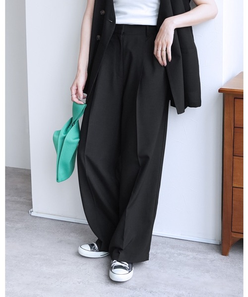 reca（レカ）の「ビンテージワッシャーパンツ（その他パンツ・レディース・アイボリー/ブラック/モカ・M/L）」の2枚目の写真