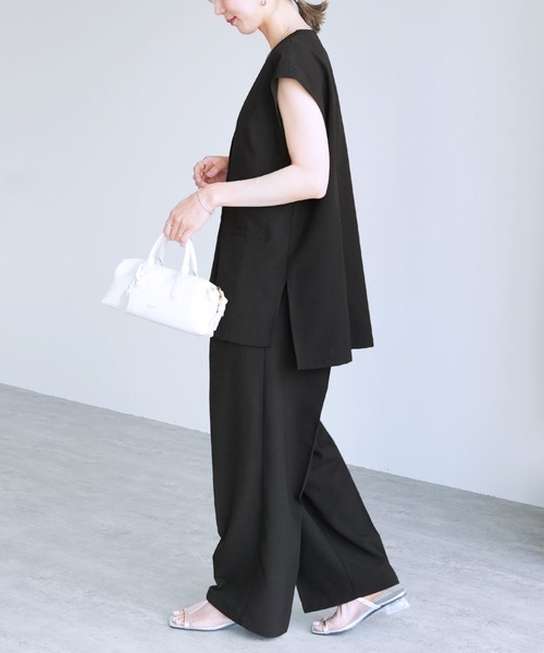 reca（レカ）の「ビンテージワッシャーパンツ（その他パンツ・レディース・アイボリー/ブラック/モカ・M/L）」の12枚目の写真