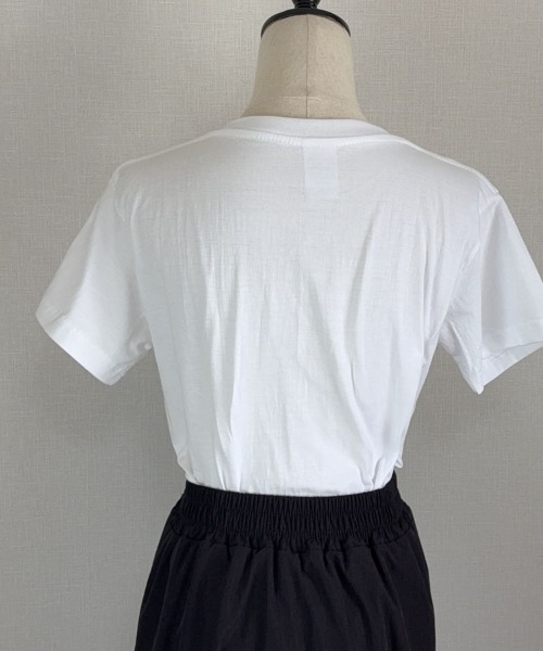 shoppinggo(ショッピングゴー)の「夏服 tシャツ ハート 半袖(Tシャツ/カットソー・レディース・ホワイト/ホワイト系その他・M)」の9枚目の写真