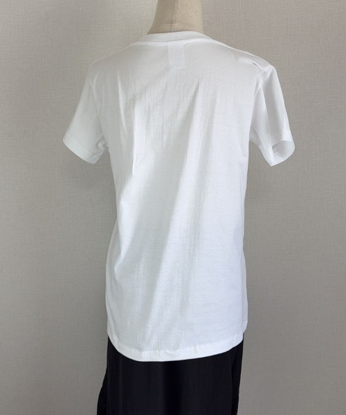 shoppinggo(ショッピングゴー)の「夏服 tシャツ ハート 半袖(Tシャツ/カットソー・レディース・ホワイト/ホワイト系その他・M)」の6枚目の写真