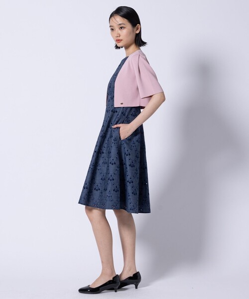 TOCCA（トッカ）の「PEACOCK TAIL LACE ドレス（ワンピース・レディース・ライラック系7/ネイビー系7・0/2/4/6）」の10枚目の写真