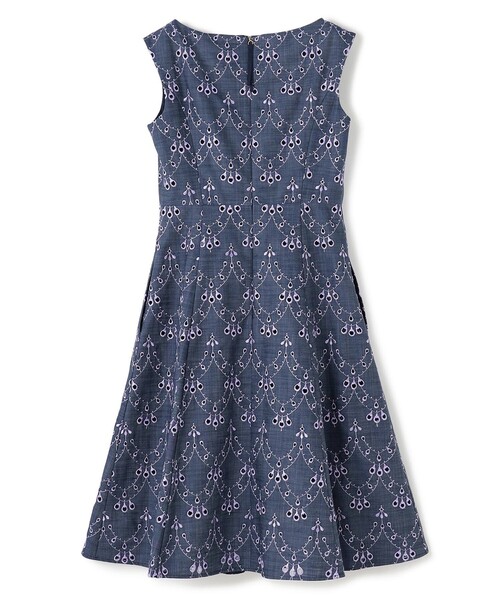 TOCCA（トッカ）の「PEACOCK TAIL LACE ドレス（ワンピース・レディース・ライラック系7/ネイビー系7・0/2/4/6）」の14枚目の写真