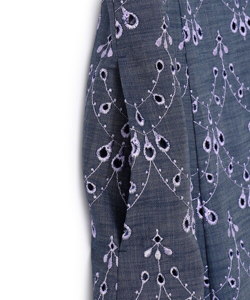 TOCCA（トッカ）の「PEACOCK TAIL LACE ドレス（ワンピース・レディース・ライラック系7/ネイビー系7・0/2/4/6）」の18枚目の写真