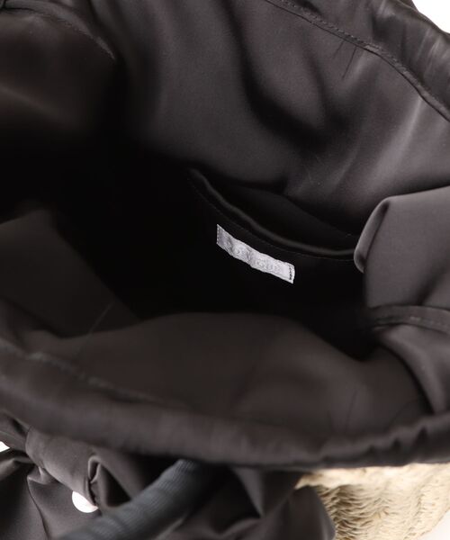 axes femme POETIQUE(アクシーズファムポエティック)の「リボンカゴバッグ(かごバッグ・レディース・ワイン/ブラック/ピンク・FREE)」の5枚目の写真