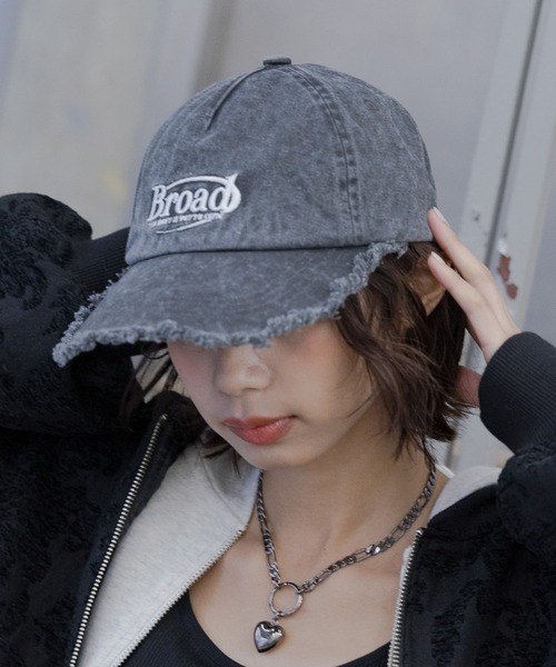 PAGEBOY（ページボーイ）の「ヴィンテージフリンジCAP（キャップ・レディース・ベージュ/ブラック・FREE）」の2枚目の写真