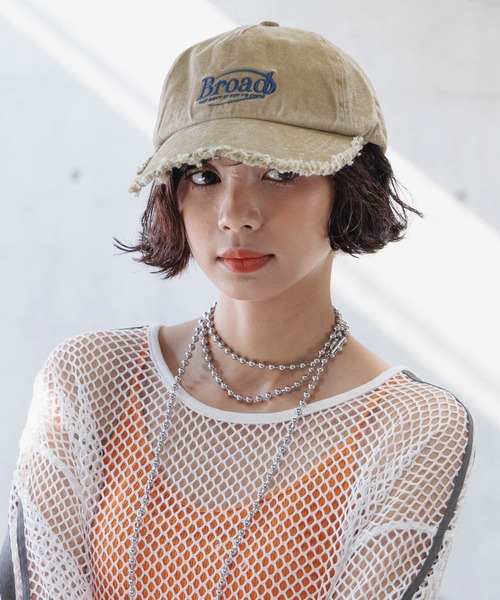 PAGEBOY（ページボーイ）の「ヴィンテージフリンジCAP（キャップ・レディース・ベージュ/ブラック・FREE）」の5枚目の写真