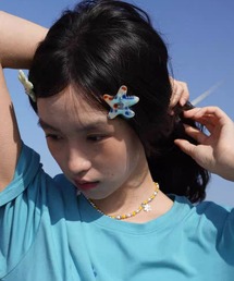 MEMECLE（メメクル）の「【 MEMECLE / メメクル 】ヒトデ カラー ヘアクリップ（バレッタ/ヘアクリップ）」