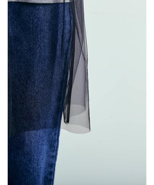 SM2（エスエムツー）の「フラワーシフォンテープチュールキャミソール（チュニック・レディース・オフホワイト/ブラック/ブラウン・F）」の22枚目の写真