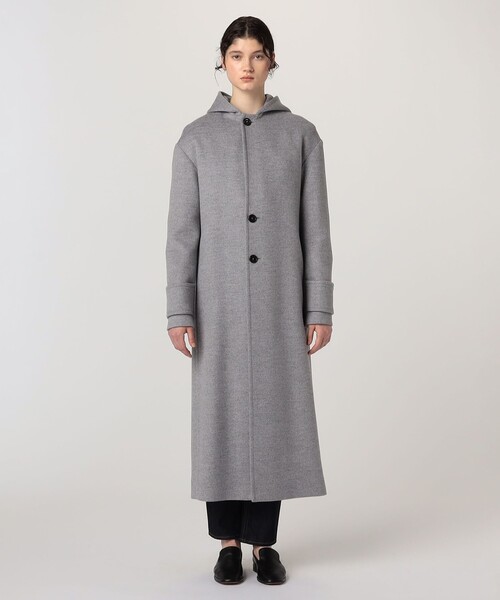 TOMORROWLAND （トゥモローランド）の「LOEWE HOODED COAT（ダッフルコート・レディース・グレー・34）」の13枚目の写真