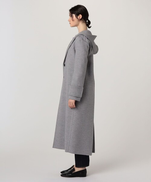 TOMORROWLAND （トゥモローランド）の「LOEWE HOODED COAT（ダッフルコート・レディース・グレー・34）」の15枚目の写真
