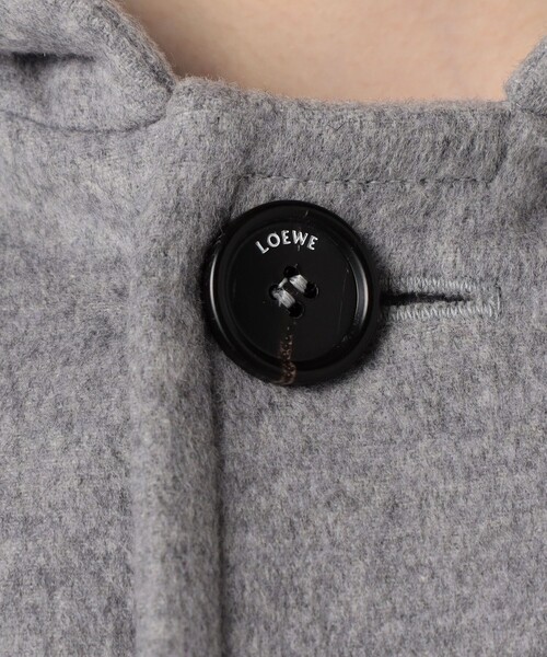 TOMORROWLAND （トゥモローランド）の「LOEWE HOODED COAT（ダッフルコート・レディース・グレー・34）」の3枚目の写真