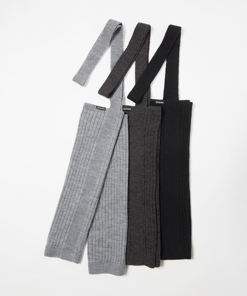 gomme（ゴム）の「リブアームカバー（アームカバー・レディース・グレー/チャコールグレー/ブラック・FREE）」の4枚目の写真