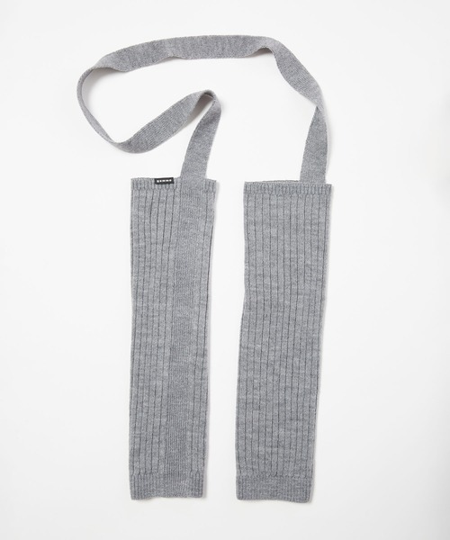 gomme（ゴム）の「リブアームカバー（アームカバー・レディース・グレー/チャコールグレー/ブラック・FREE）」の5枚目の写真