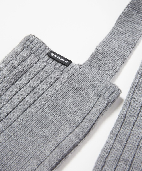 gomme（ゴム）の「リブアームカバー（アームカバー・レディース・グレー/チャコールグレー/ブラック・FREE）」の6枚目の写真