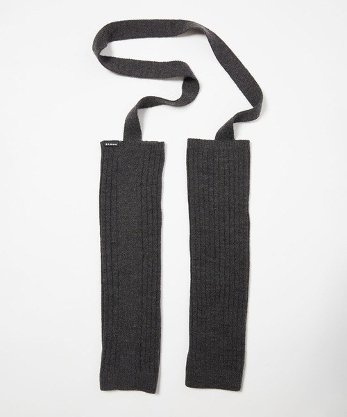 gomme（ゴム）の「リブアームカバー（アームカバー・レディース・グレー/チャコールグレー/ブラック・FREE）」の7枚目の写真