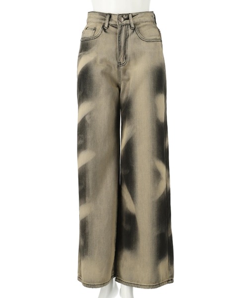 ANAP（アナップ）の「むら染めラインデニムパンツ（デニムパンツ・レディース・ブルー/ブラック・S/M）」の13枚目の写真