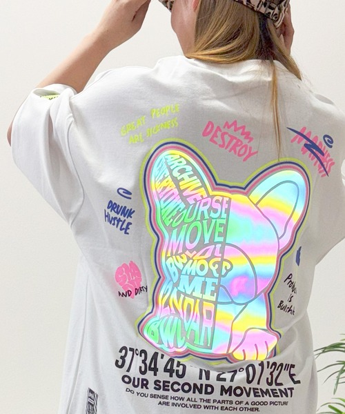 セール】【2nd ARCHIVE】 リフレクター オーバーサイズ Tシャツ