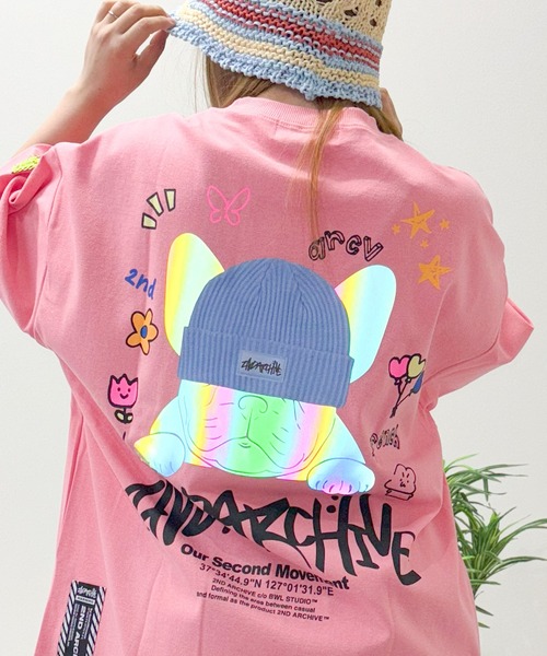 2nd ARCHIVE】 リフレクター オーバーサイズ Tシャツ / Reflector