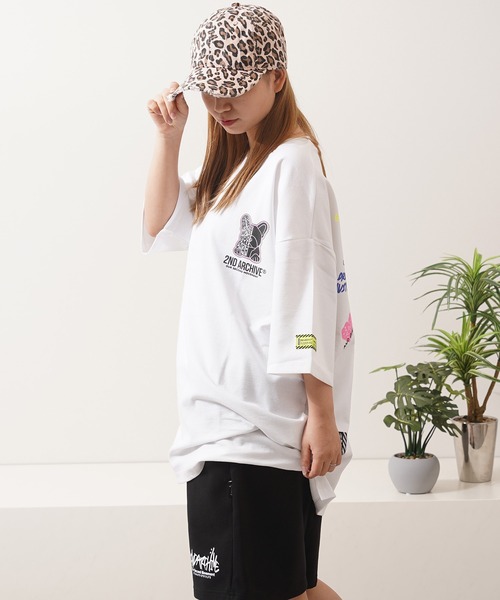 1111clothing(ワンフォークロージング)の「【2nd ARCHIVE】 リフレクター オーバーサイズ Tシャツ / Reflector Oversized T-Shirt(Tシャツ/カットソー・メンズ・ピンク系2/オレンジ系3/ピンク系4/グリーン系4/ブラック系1/パープル系1/グリーン系2/ブラック系3/ホワイト系4/ホワイト系1/ホワイト系2/グリーン系1/ブラック系2/ホワイト系3/グリーン系3/ブラック系4・FREE)」の21枚目の写真