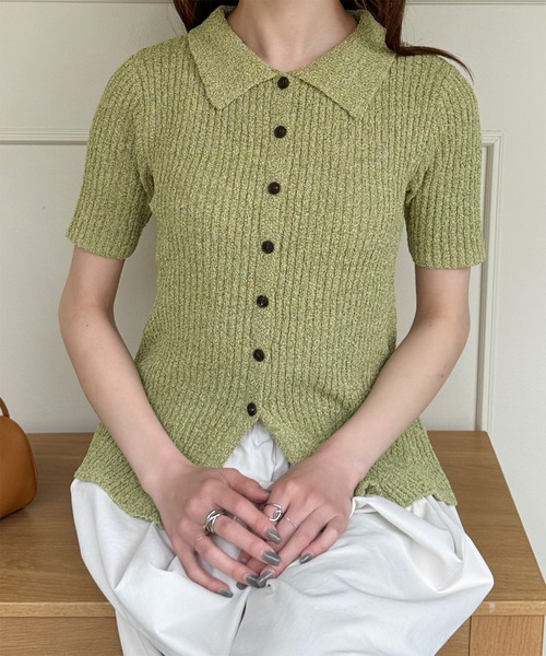 セモアージュ　カーディガン　サマーニットYamagata knit セモアージュ カーディガン サマーニットYamagata knit
