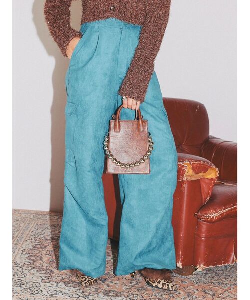 EVRIS（エヴリス）の「レオパードルーズカーゴパンツ（その他パンツ・レディース・ブルー/その他1・SMALL/MEDIUM）」の16枚目の写真