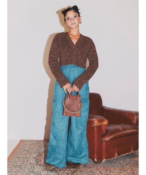 EVRIS（エヴリス）の「レオパードルーズカーゴパンツ（その他パンツ・レディース・ブルー/その他1・SMALL/MEDIUM）」の17枚目の写真