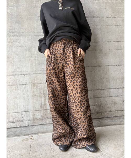 EVRIS（エヴリス）の「レオパードルーズカーゴパンツ（その他パンツ・レディース・ブルー/その他1・SMALL/MEDIUM）」の21枚目の写真